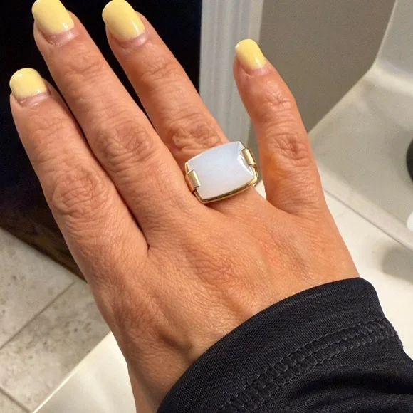 Bulgari Gold and White Ring